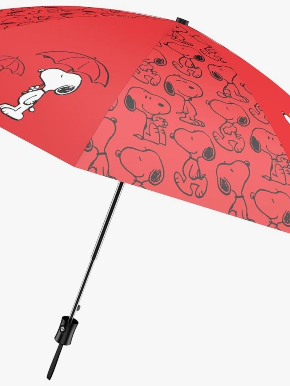 Peanuts Red Snoopy Print Compact Umbrella
